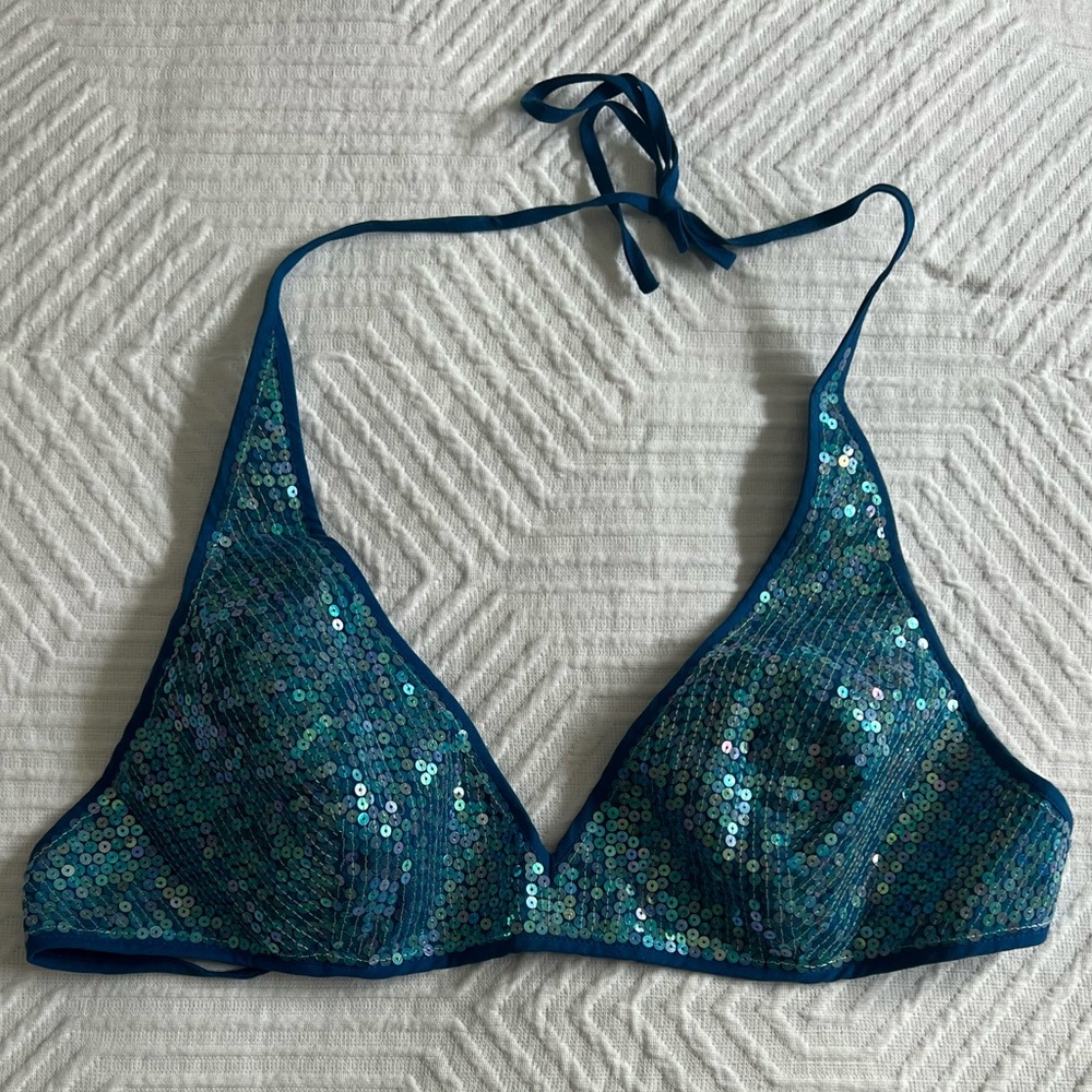 Express - Small - Sequined Triangle Adjustable St… - image 1